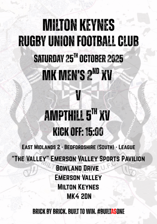 MKRUFC Matchday Programme: MK Men 2XV v Ampthill 5th XV | Zeeon