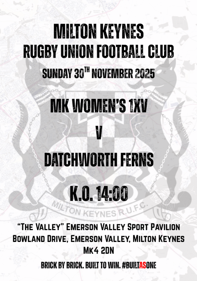 MKRUFC Matchday Programme: MK Women's 1XV v Datchworth Ferns | Zeeon