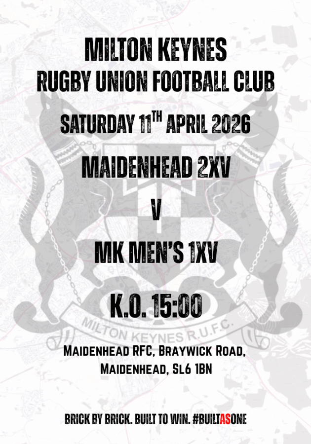 MKRUFC Matchday Programme: 1XV v Maidenhead 2XV | Zeeon