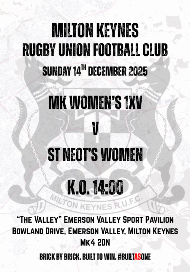 MKRUFC Matchday Programme: MK Women 1XV v St Neot's Women | Zeeon